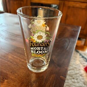 Founders Mortal Bloom Hazy IPA Pint Glass